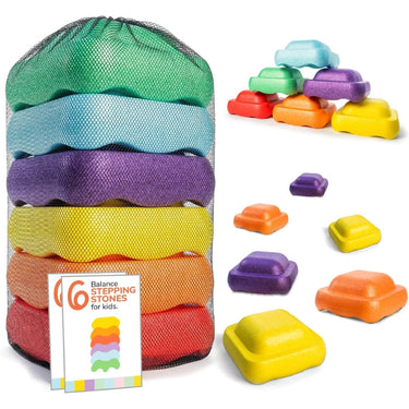 Balans Set de Piedras para Jugar | Mejora el Equilibrio y la Coordinación - Juguete Interactivo para Niños